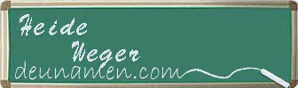 Heide Weger Visitenkarte